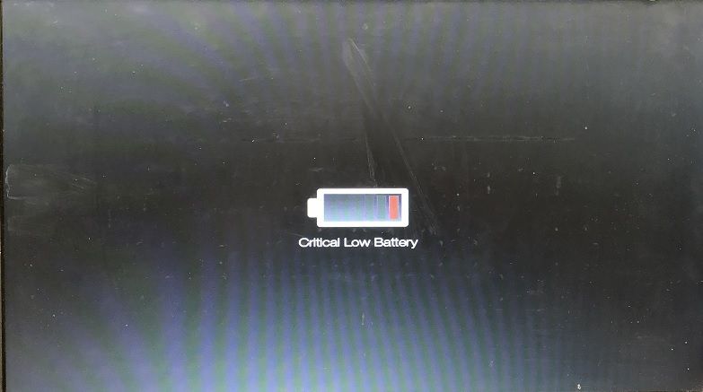 Critical low battery acer что делать