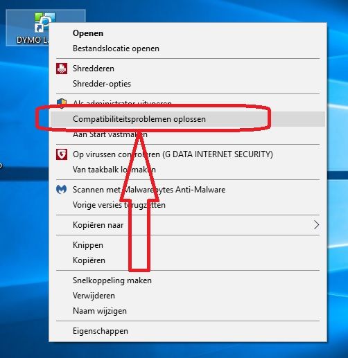 Windows 10 Help, Dymo Label Writer software
