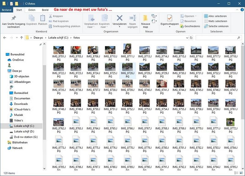 Foto afmeting, foto formaat, Windows 10 Help