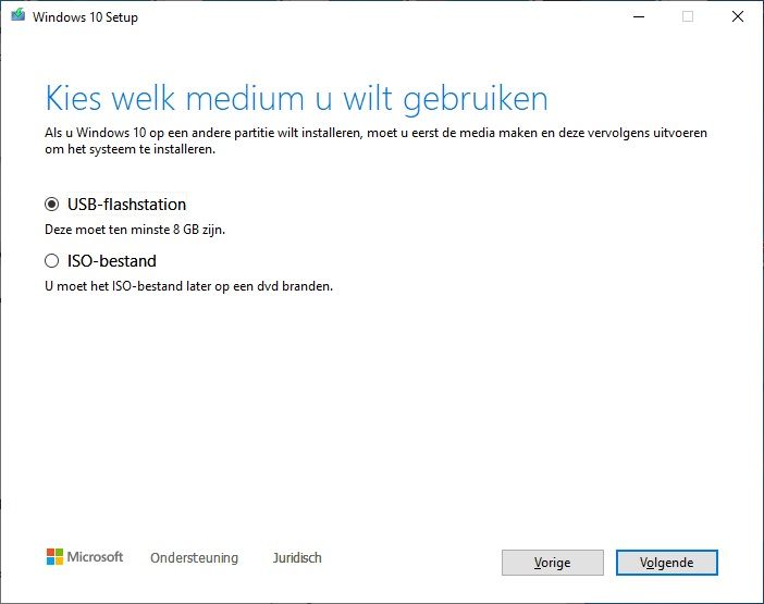 Media Creation Tool W10, versie 20H2, Windows 10 Help