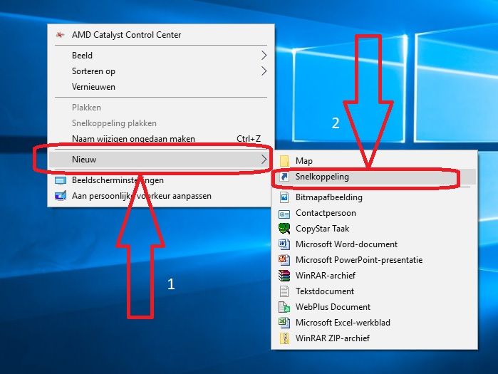 Snelkoppeling naar website, Windows 10 Help